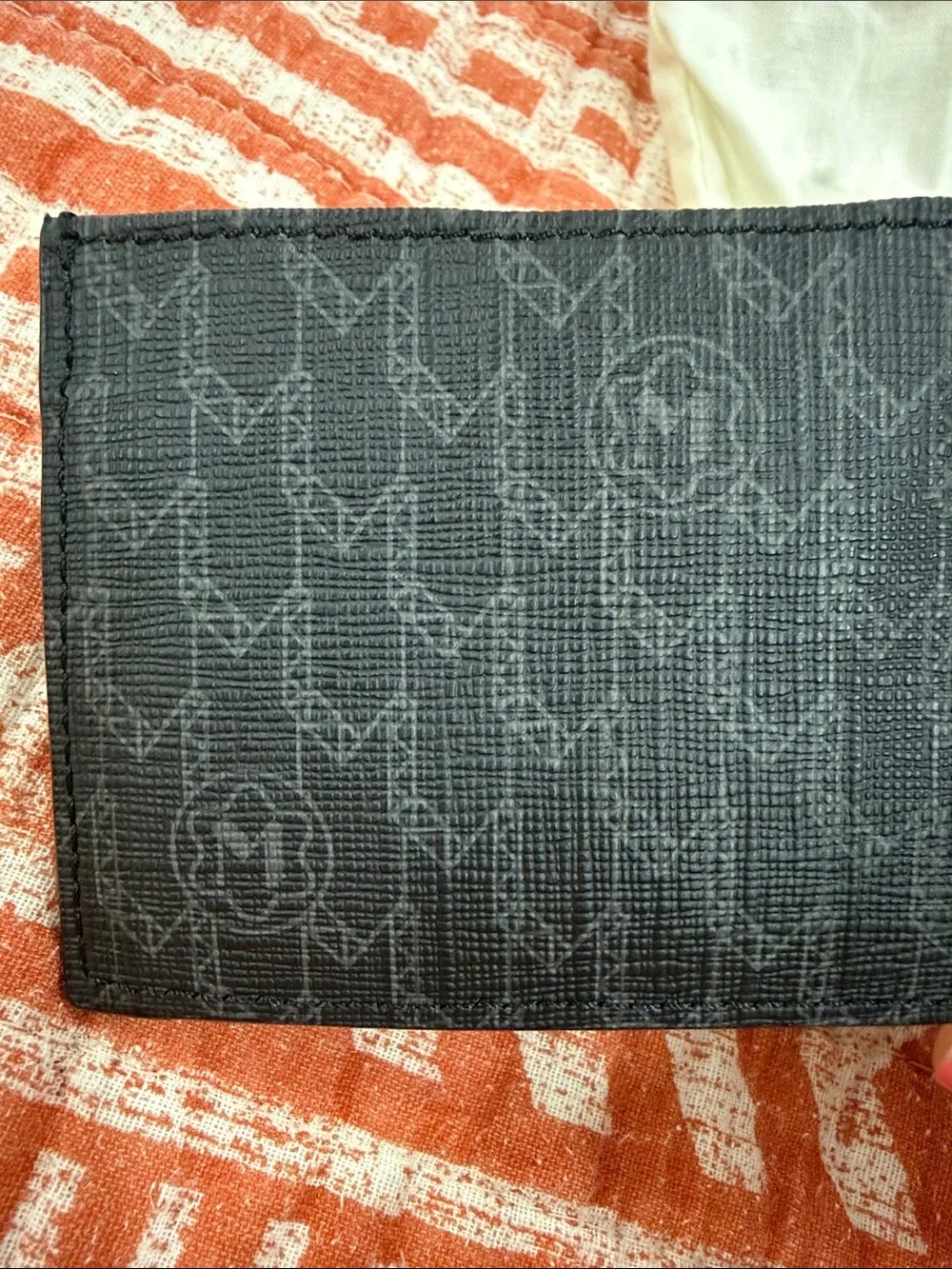 Montblanc Black Card Sleeve with Monogram Motif